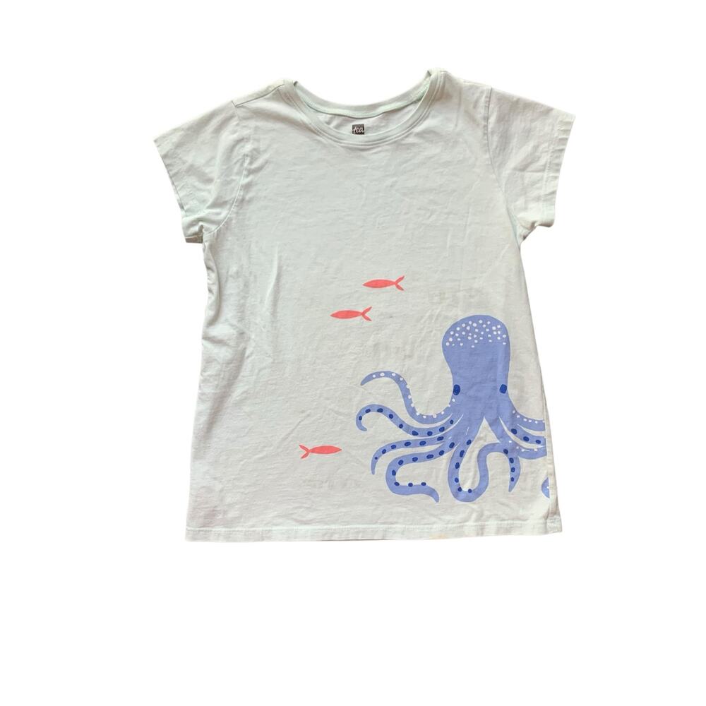 Tea Collection Solar Fish with Octopus Tee
